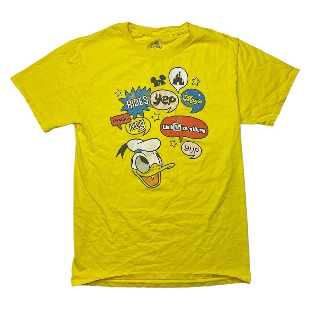 Disney Donald Duck Walt Disney World Graphic T-Shirt | Size Small